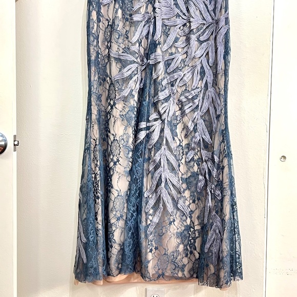 JS Collections Soutache Lace Blouson Gown - Picture 8 of 12